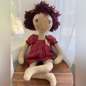 Primitive/ Country Decor Doll Jessica- The Hearthside Collection